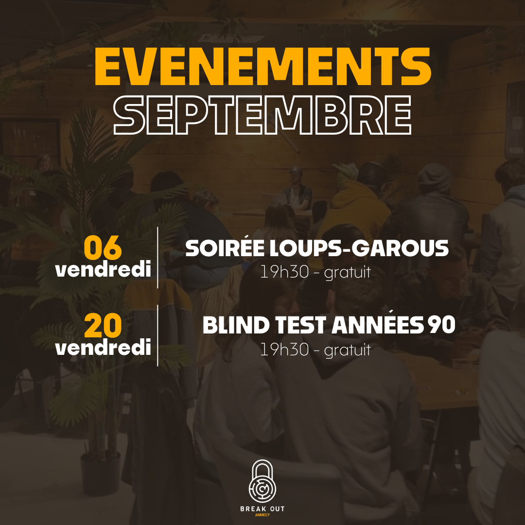 event septembre